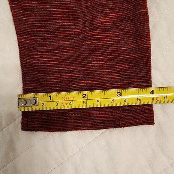 Papaya Cropped Embellished 3/4 Sleeve Flower Print Top, Maroon, Small - Picture 5 of 6